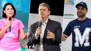 São os mais citados pelos eleitores como quem deveria ser o candidato da direita a disputar o Palácio do Planalto. - Foto divulgação