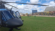 A governadora Fátima Bezerra disponibilizou um helicóptero para garantir atendimento médico rápido ao ex-presidente em Natal. - Secom RN