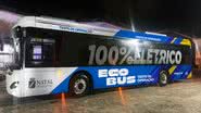 Durante 30 dias, o ônibus elétrico circulará em linhas da cidade, oferecendo conforto e reduzindo a poluição sonora e de emissões. - Divulgação