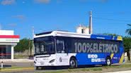 Com piso baixo e sistema de acesso facilitado, o ônibus elétrico garante conforto e autonomia para os usuários, incluindo pessoas com mobilidade reduzida. - Divulgação