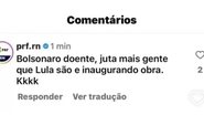Investigação interna da PRF busca esclarecer as circunstâncias do comentário feito por servidor em rede social. - Divulgação