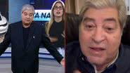Datena se justifica após climão com repórter durante programa ao vivo - Reprodução / SBT / Redes