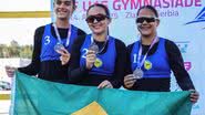 Medalha de prata no vôlei de praia na Gymnasiade 2025 - Reprodução