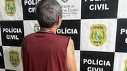 Homem de 63 anos, condenado por crime contra a dignidade sexual, teve prisão no Ceará - ©Polícia Civil