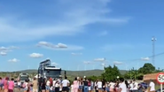Protesto pacífico é realizado em Caiçara do Rio do Vento - Reprodução