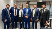 Vereadores de Natal se reúnem em Brasília com senador Rogério - Reprodução