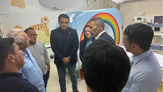Hospital Varela Santiago recebe Comissão da Câmara - Reprodução