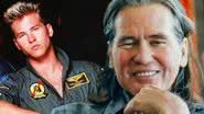 Ator Val Kilmer no auge de suas atuações e com imagem atual. - Fonte: UOL