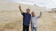 Bolsonaro e o senador Rogério Marinho. - Divulgação