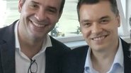 Cadu Xavier e Walter Alves em foto registrada no Aeroporto de Natal - Reprodução/Internet