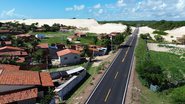 A governadora Fátima Bezerra destacou a importância das obras para o turismo local - Reprodução/Assessoria de Comunicação Social do estado