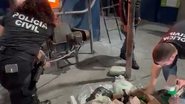 Mais de 100 kg de drogas são incinerados pela Polícia Civil em Mossoró - Reprodução