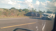 A colisão envolveu um Fiat Siena, onde estava o taxista, e um Jeep Renegade - Redes Sociais