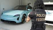 Polícia Federal apreende BMW de luxo em investigação de fraudes contra aposentados do INSS, registrado em nome da esposa do ministro. - Divulgação
