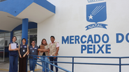 Equipe no Mercado do Peixe - Reprodução Assessoria
