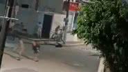 Torcedor do ABC morreu baleado durante confronto na Praça dos Gringos, em Ponta Negra - Reprodução