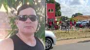 Dentro da casa estava o corpo de Damião Medeiros, o autor dos disparos, e o corpo de Elienizia Moura, a atual parceira de Ingrid, - Reprodução/Internet