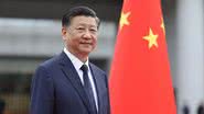 O presidente da China, Xi Jinping impõe, em retaliação, taxas mais altas sobre importações dos Estados Unidos. - Reprodução/Meta IA