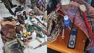 Caça ilegal: PM prende quatro pessoas com animais abatidos e drogas no interior do RN