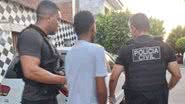 O homem foi conduzido à delegacia para os trâmites legais - Divulgação/Polícia Civil do RN
