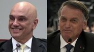 Moraes e Bolsonaro - Reprodução/G1