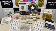 Itens apreendidos pelos policiais - Divulgação/Polícia Civil do RN