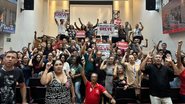 Durante a realização da assembleia, os servidores relataram que o movimento exige direitos básicos e maior valorização - Reprodução/Sindsaúde-RN