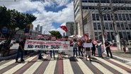 O objetivo da ação era pressionar o Executivo a reabrir as negociações com a categoria, que cobra respostas imediatas para suas reivindicações - Divulgação/Sindsaúde-RN