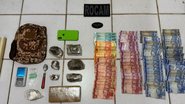 Itens apreendidos pelos policiais - Divulgação/PMRN