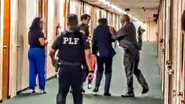 Imagem Homem se exalta e leva soco de policial legislativo dentro da Câmara do Deputados