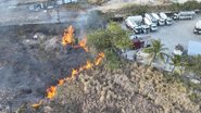 Três grandes incêndios atingem vegetação na Grande Natal e mobilizam Bombeiros