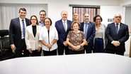 Lewandowski estava acompanhado da governadora Fátima Bezerra e do secretário de Segurança Pública, coronel Francisco Araújo - Sandro Menezes/Assecom