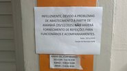 Ainda de acordo com o Sindsaúde, essa falta de alimentação no Hospital Santa Catarina não é um episódio isolado - Reprodução/Sindsaúde
