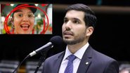 mulher ataca verbalmente deputado André Fernandes - reprodução da internet
