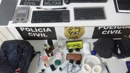 Material apreendido pelos policiais - Divulgação/PMRN