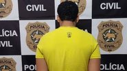 Suspeito preso pela polícia - Reprodução/Polícia Civil do RN