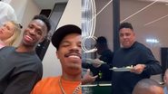 Imagem Virgínia, Vini Jr e Ronaldo Fenômeno juntos. Veja vídeos do jantar em Madrid
