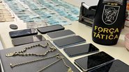 Material apreendido pelos agentes - Divulgação/PMRN