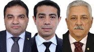 Da esquerda para a direita: Josimar Maranhãozinho, Pastor Gil e Bosco Costa - Montagem/Câmara dos Deputados