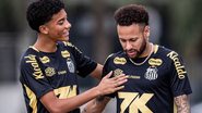 Robinho Jr. e Neymar - Raul Baretta/Santos