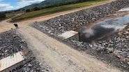 Imagem Transposição: Drone flagra contêiner improvisado para passagem de água no ramal do Apodi no RN