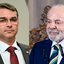 Imagem Ipespe: Flávio Bolsonaro tem 51,2% e Lula 48,8% dos votos válidos segundo turno das eleições