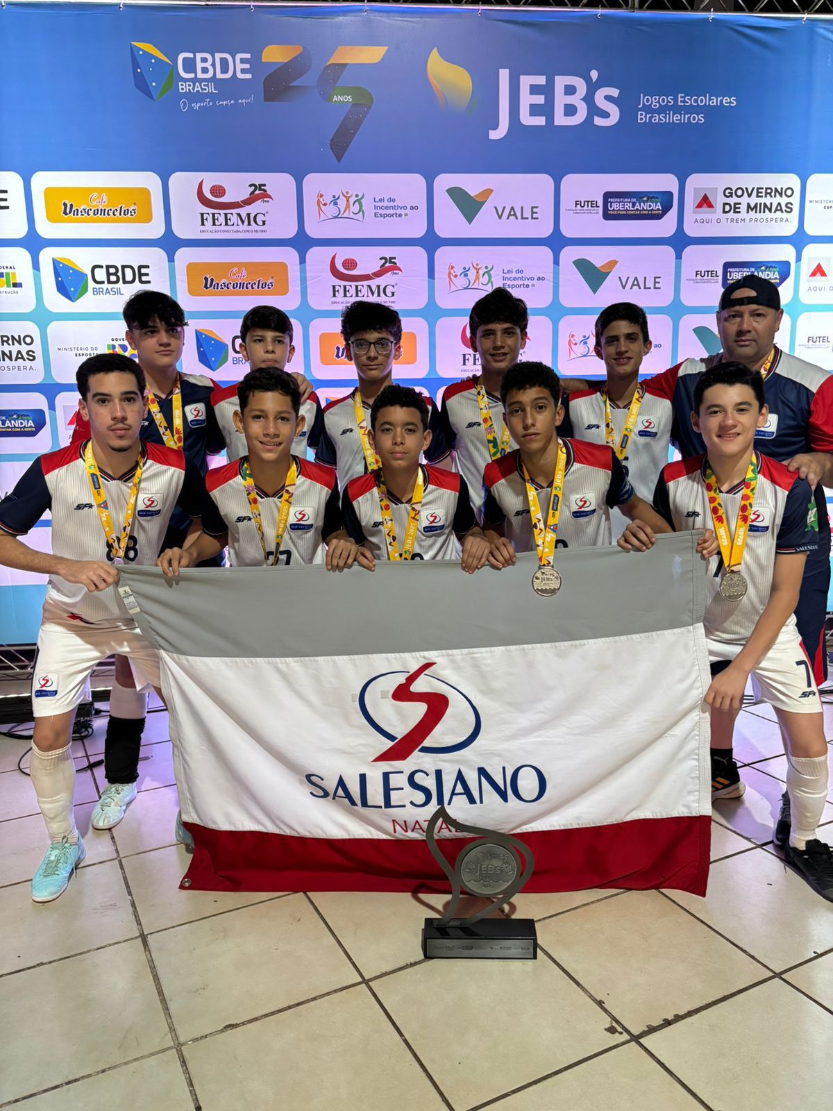 Colégios Salesianos do RN celebram resultados históricos nos Jogos Escolares Brasileiros 2025