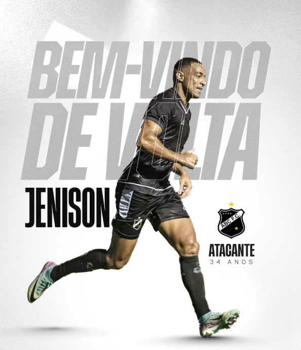 Jenison, a outra contração do alvinegro. Foto: Divulgação/ABC