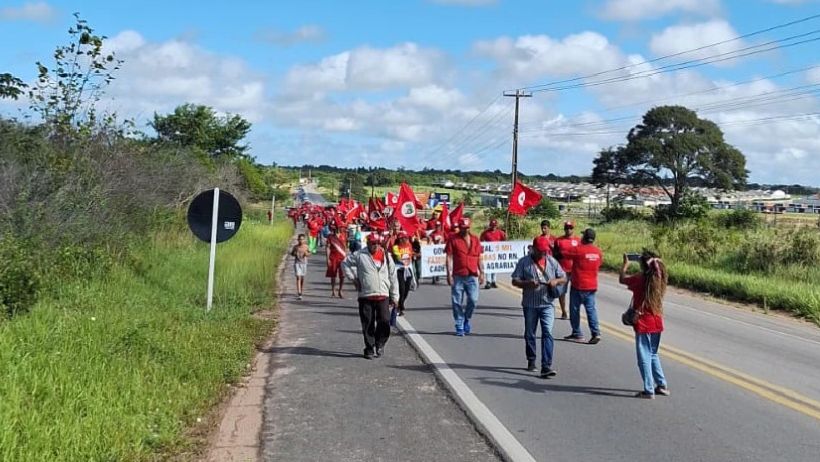 Caminhada do MST no RN