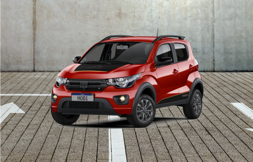 carro vermelho mobi fiat