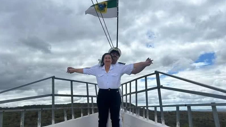 A esposa, Maria Rocha dos Santos apoia o marido e vive o sonho junto com ele em todas as fases do projeto.