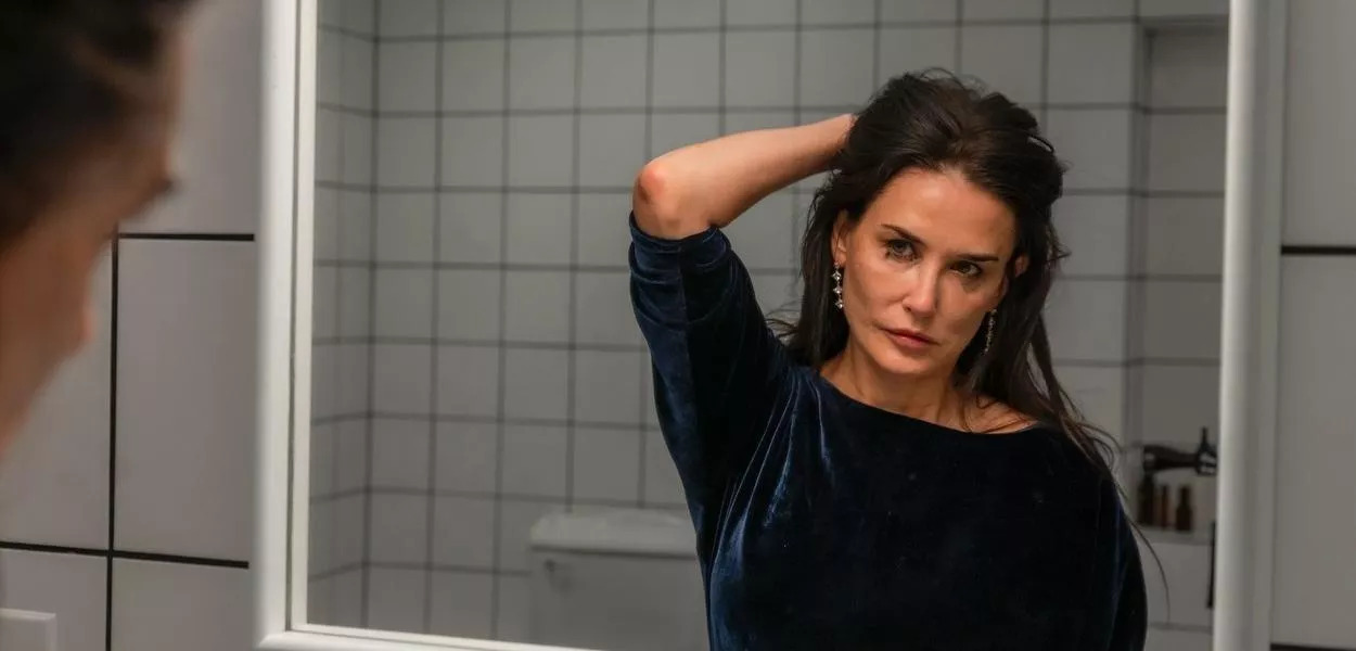 Demi Moore em "A substância" — Divulgação: MUBI
