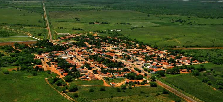 Vista da cidade de Pedra Grande, Rio Grande do Norte.
