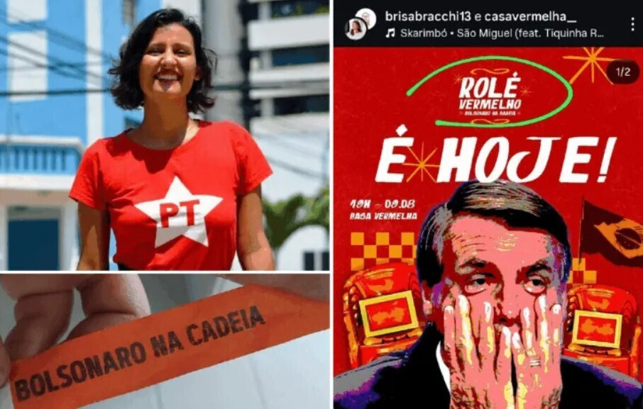 O caso investiga o suposto uso político de recursos públicos no evento “Rolê Vermelho”, realizado em 9 de agosto, na Cidade Alta. Imagem internet.
